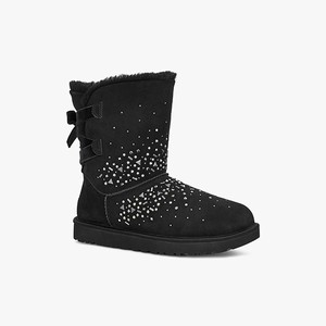 Ugg Classic Galaxy Bling Short Women Boots Black (4967MCRZD)